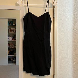 Lulu's Cabaret Nights Black Sleeveless Bodycon Dress Size S